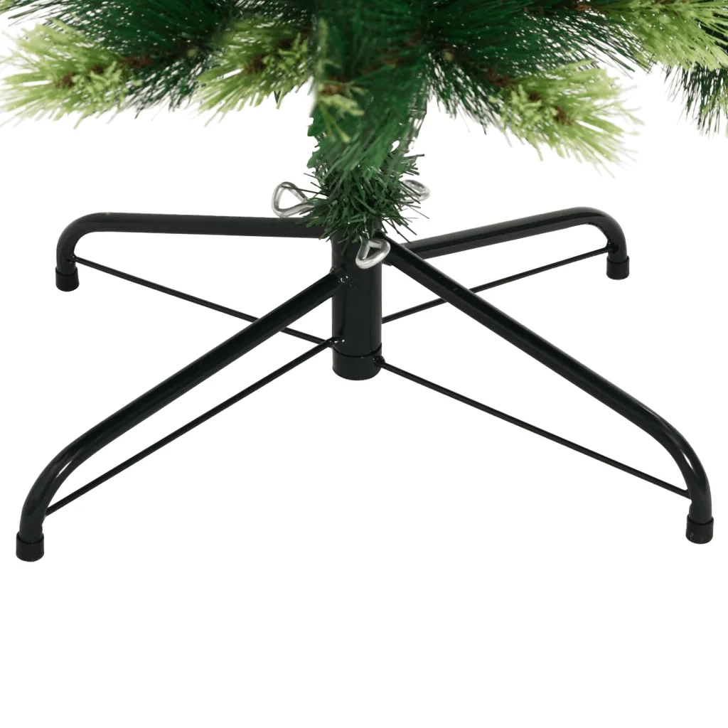 Albero di Natale | Decorazioni natalizie Artificiale Incernierato con Base 180 cm