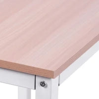 Scrivania Angolare a L con Piedini Regolabili, Scrivania pc in Legno e Acciaio, 150x150x76 cm, Rovere