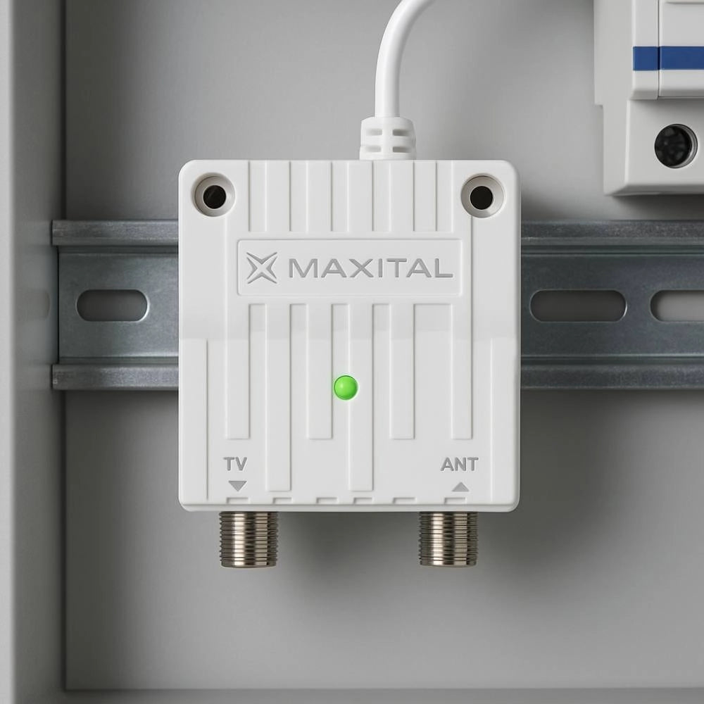 Maxital lps301 alimentatore 12v 400ma per antenne tv attive e amplificatori palo