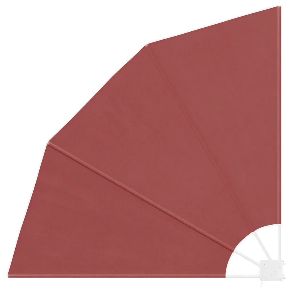 Tenda Laterale per Balcone Pieghevole-Tenda parasole per balcone Terracotta 140x140 cm