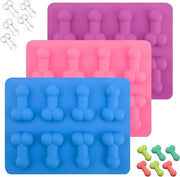 Forme per cubetti di ghiaccio in silicone per cubetti grandi - Creativo e BPA libero - Adatto per ghiaccio, cioccolato, birra, cocktail - 3 pezzi