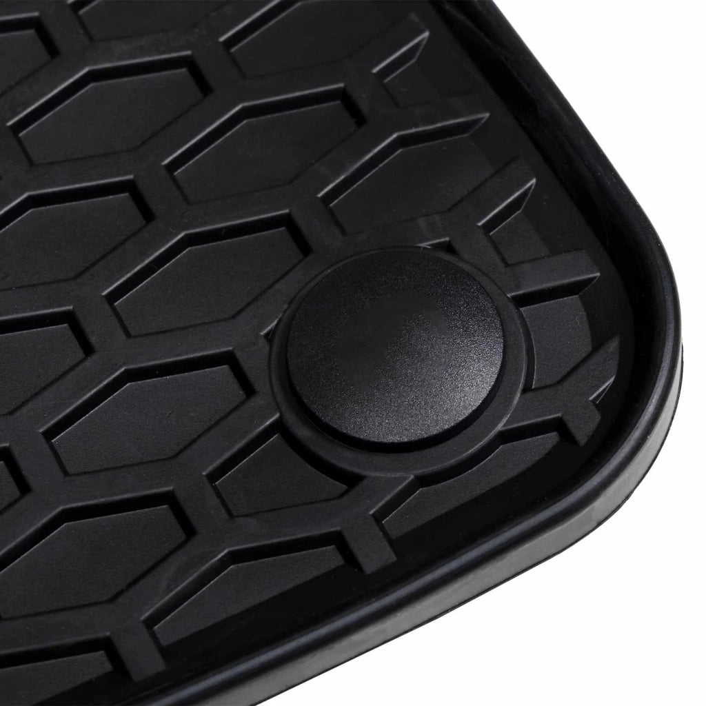 Tappetino per Auto 2 pz Nero Gomma CFW3146721