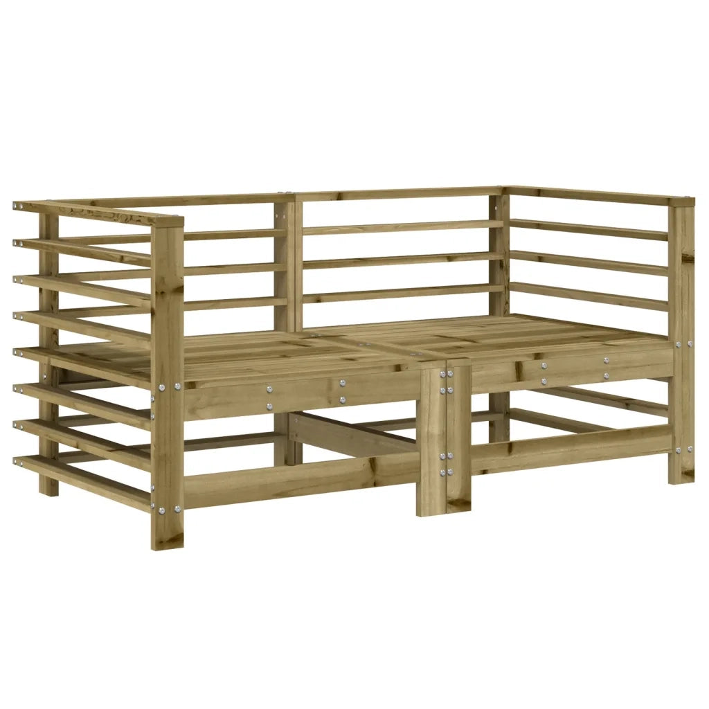 Set Salotto da Giardino 6 pz | Set di Mobili da Esterno in Legno Impregnato di Pino