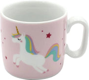 Tazza per bambini con manico/Unicorno/Con il testo "La mia mondo dei diamanti"  Altezza circa 6,8 x 7,4 cm Contenuto 150 ml Porcellana