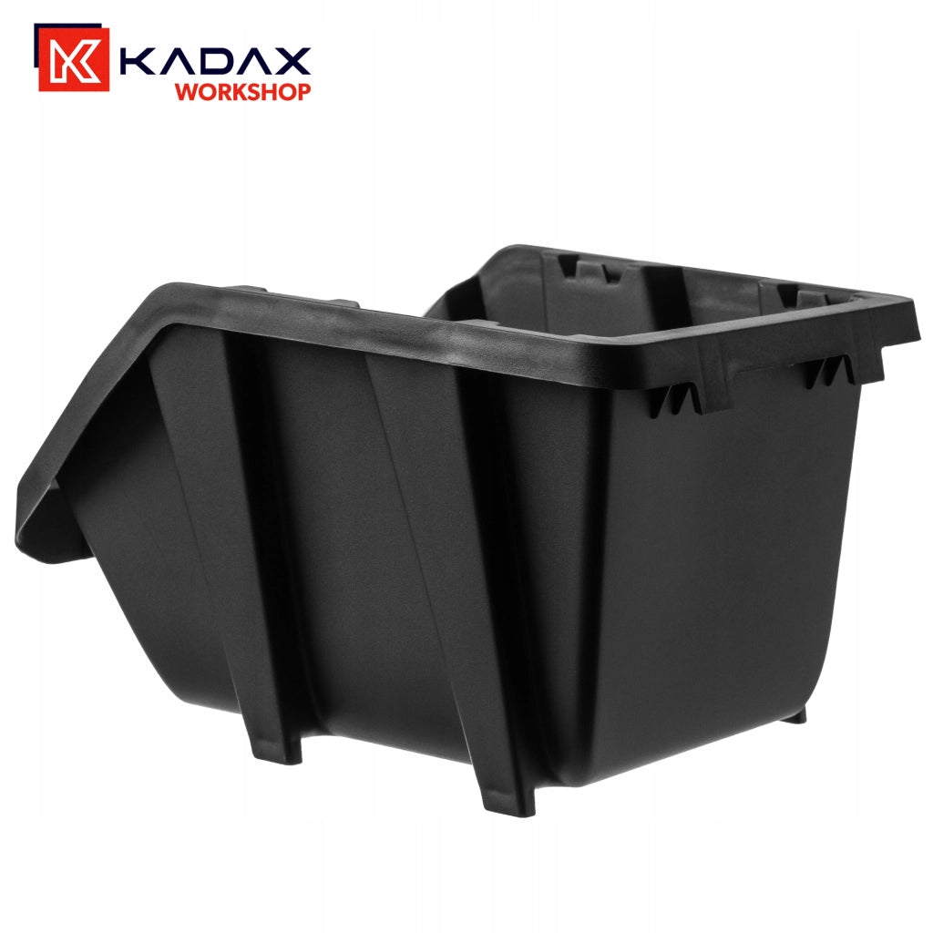 Set di 50 vassoi portaoggetti KADAX per officina, dimensioni 214x198 mm.