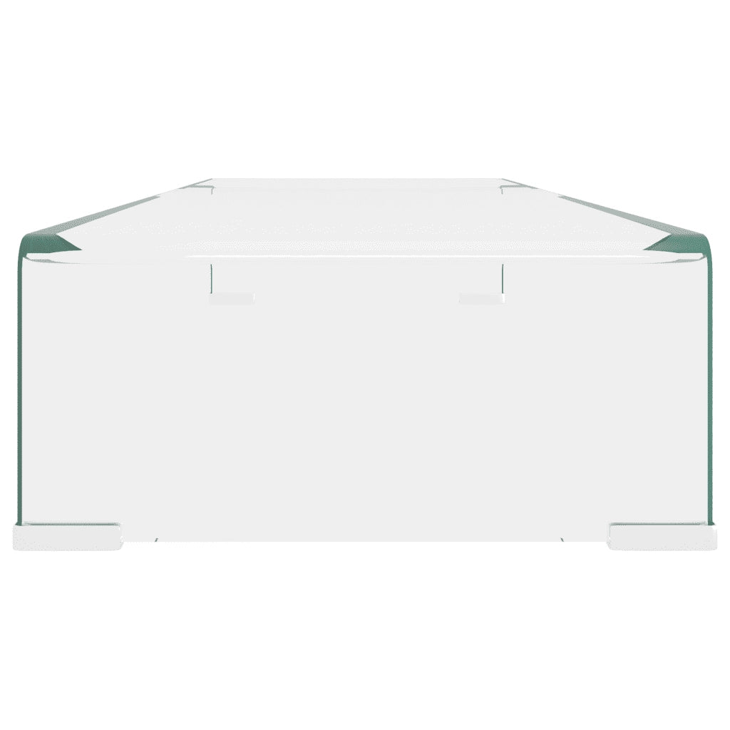 Mobile/Rialzo Porta TV in Vetro Trasparente 90x30x13 cm cod mxl 11819