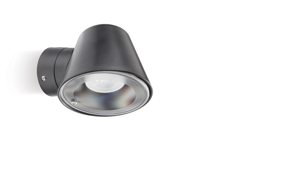 APPLIQUE LED 'CUP' E27 - nero - SOVIL