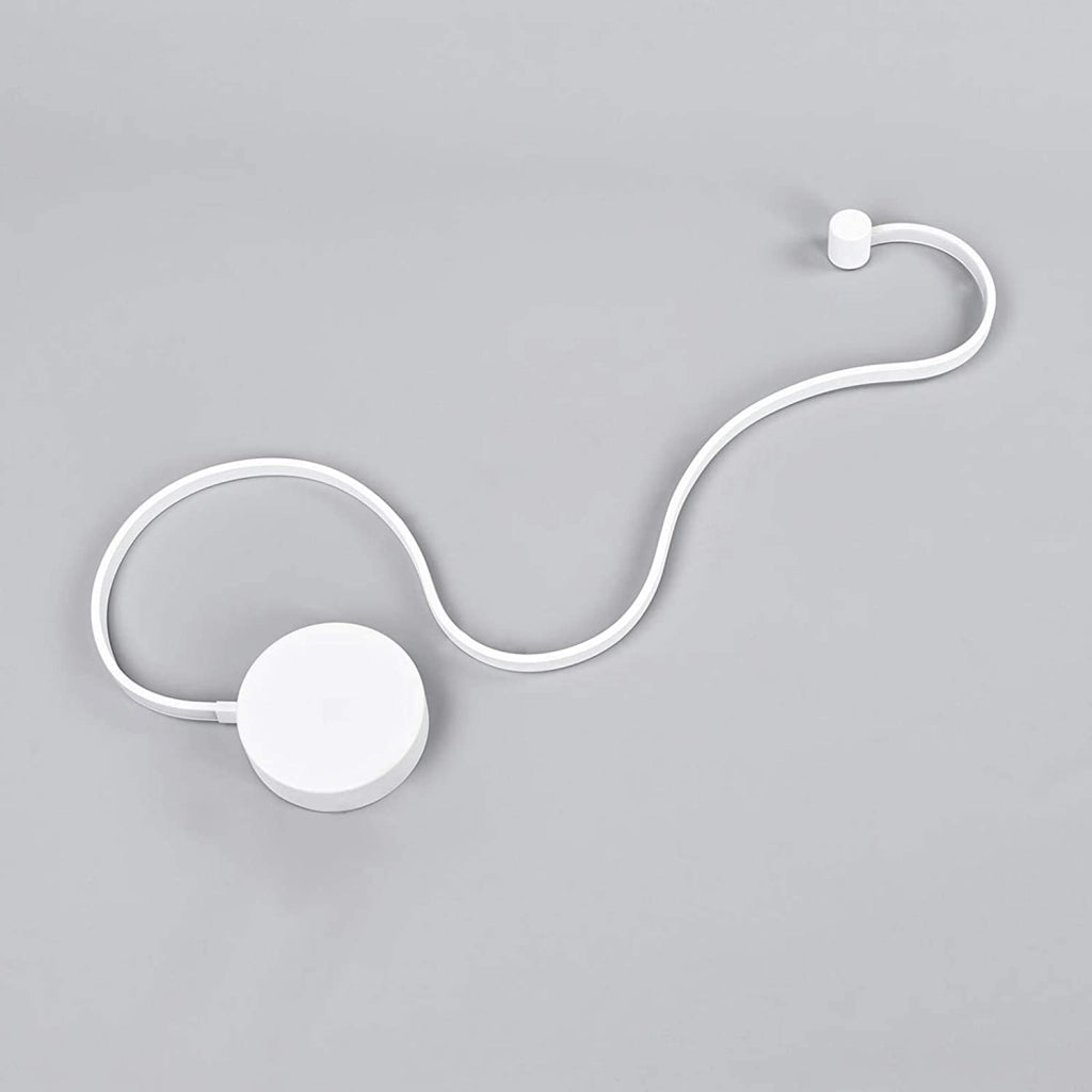 APPLIQUE MODERNO A LED SNAKE SERPENTE CURVO LAMPADA A PARETE MURO LUCE CCT CALDA BIANCA NATURALE E FREDDA LED 20W X INTERNO