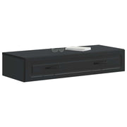 Tavolino da Parete Laterale | Tavolo laterale | Tavolino Nero 87,5 x 34,5 x 17 cm