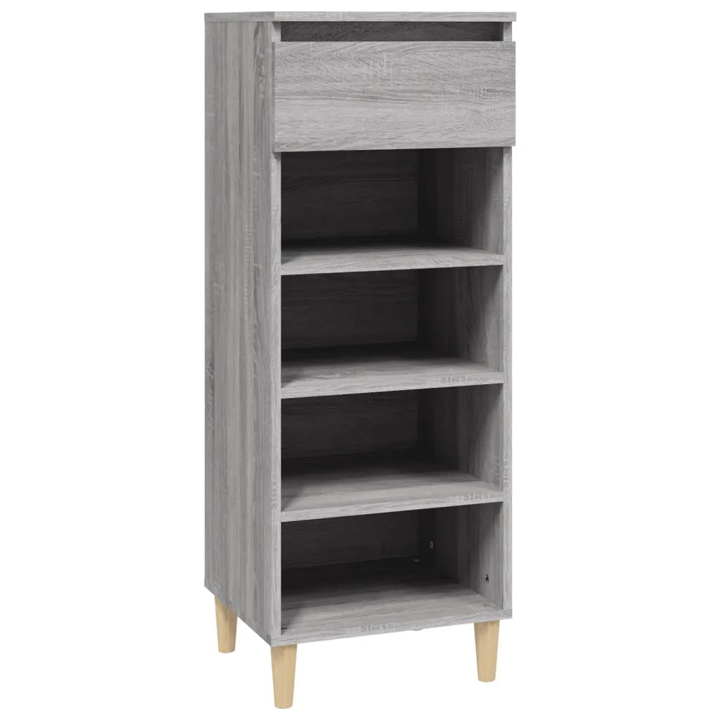 Scarpiera | Mobile per scarpe Grigio Sonoma 40x36x105 cm in Legno Multistrato