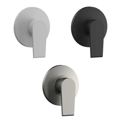 Miscelatore doccia incasso Mariani serie Artic in ottone spazzolato