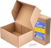 Decine di scatole di cartone per golf, dozzine di regalo, scatole per e-commerce con adesivi rotondi gratuiti (10 x 8 x 4")
