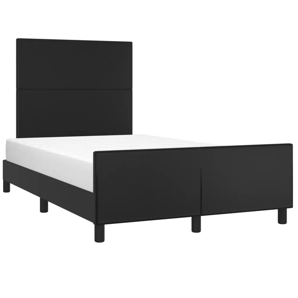 Giroletto senza Materasso Nero 120x190 cm Similpelle 3270548