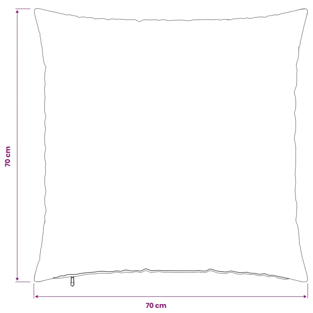 Federa 2 pz HEERLEN Grigio Scuro 70 x 70 cm 913467