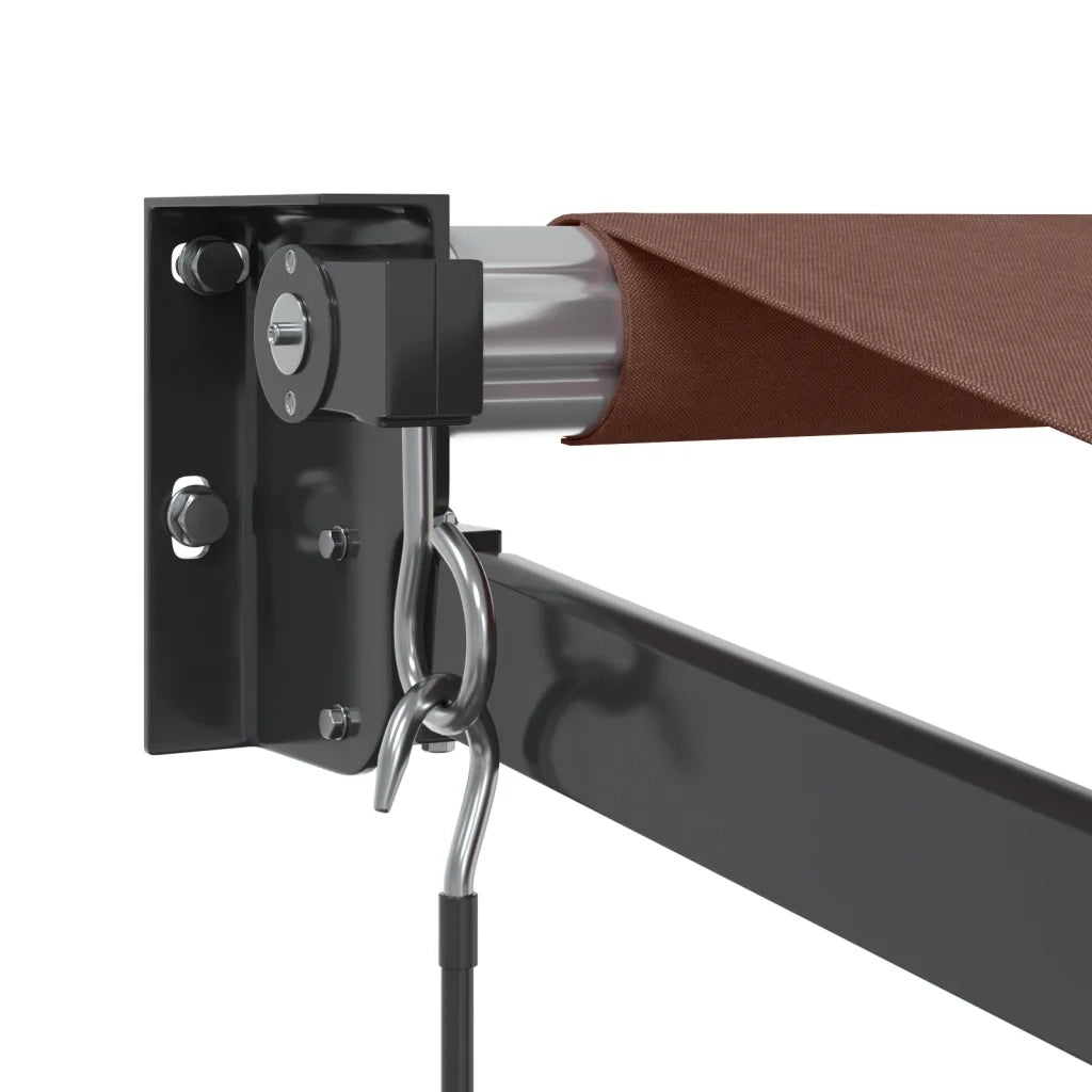 Tenda Sole Retrattile Manuale-Tenda parasole per balcone 350x250 cm Marrone 223071