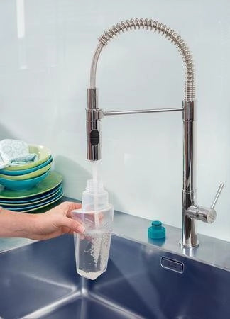 Leifheit 56690 Easy Spray XL Lavapavimenti con Nebulizzatore Microfibra Secco e Bagnato 42 cm colore Verde Bianco
