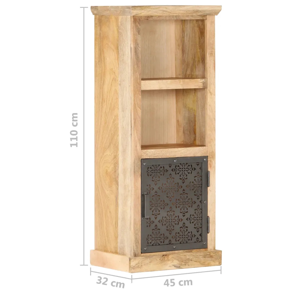 Credenza con Anta-Buffet-Armadio da cucina 45x32x110 cm Mango Massello