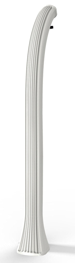 Doccia Solare da Giardino 44L Miscelatore e Lavapiedi e Temporizzatore Arkema Happy XL Bianco