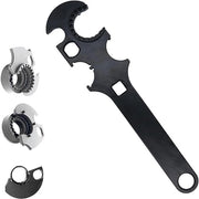 Strumento di disassemblaggio con alta durezza, grande chiave metallica, chiave combinata multifunzionale per uso esterno per disassemblaggio e serraggio, costruzione in acciaio duraturo.