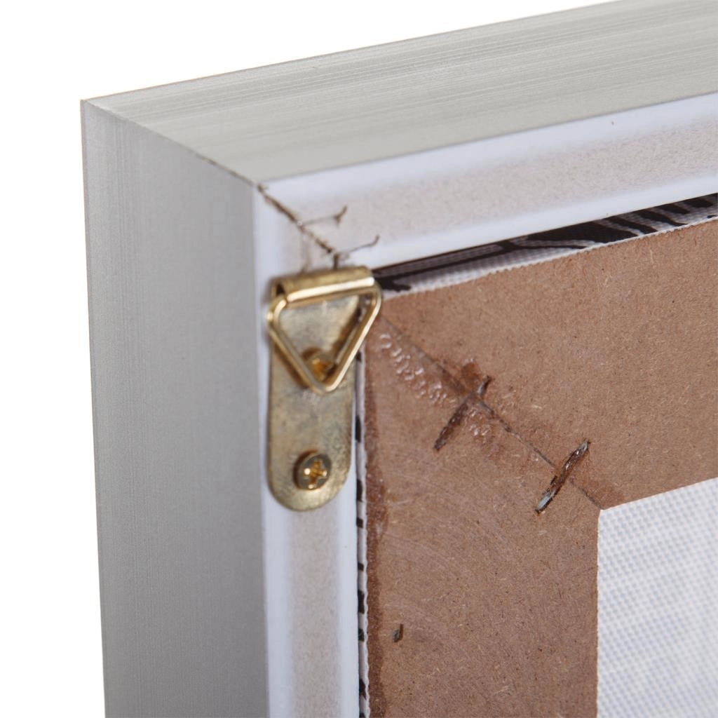 Quadro stampato doppia tela con cornice 80x80x4 h
