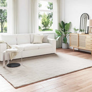Tappeto antiscivolo in sintetica di coniglio OLITE Beige 42021640