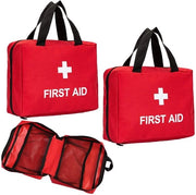 Etui di pronto soccorso grande capacità - borsa di pronto soccorso - borsa per medicinali - borsa di stoccaggio - peso leggero - tessuto Oxford duraturo - 24 x 17 x 7 cm