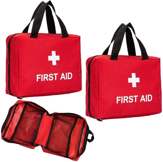 Etui di pronto soccorso grande capacità - borsa di pronto soccorso - borsa per medicinali - borsa di stoccaggio - peso leggero - tessuto Oxford duraturo - 24 x 17 x 7 cm