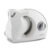 Affettatrice elettrica per salumi e formaggi, lama acciaio inox 170mm, 3 velocità regolabili, taglio da 0 a 15mm 150W - SOGO