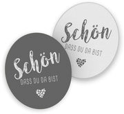 Decorazione per tavola 10,7 cm per ospiti su un evento o festa (grigio)