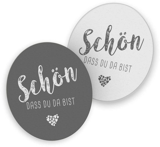 Decorazione per tavola 10,7 cm per ospiti su un evento o festa (grigio)