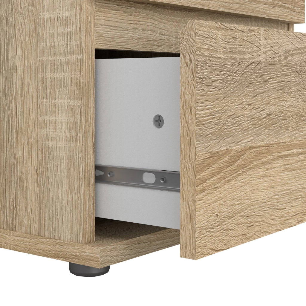 Cassettiera Abelarda, Settimino multiuso, Comò camera da letto, Mobile con cassetti, 40x40 h107 cm, Quercia
