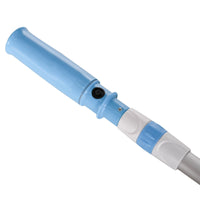 Aspirapolvere per Piscina Portatile Ø6x106-162 cm con Asta a 3 Livelli Blu e Bianco