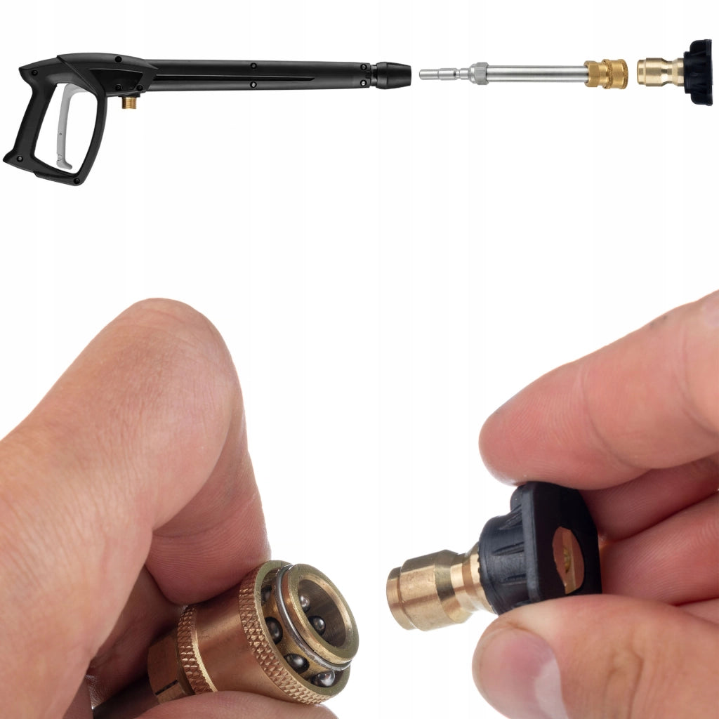 Set di Accessori per Idropulitrici – Compatibile con Kränzle D10 Light Line K1050P K1050TS K1050TST XA15 XA17 | 200 Bar