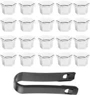 Coprimozzo Decorativo per Bicicletta - 20 Pezzi - Coprimozzi Decorativi - Schroef Cap - Adatto per 307/308/408/206/207