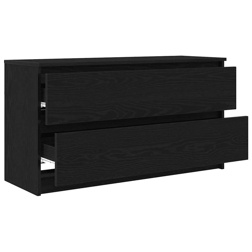 Mobile Porta TV Nero 100x35x54 cm in Legno Multistrato 861806