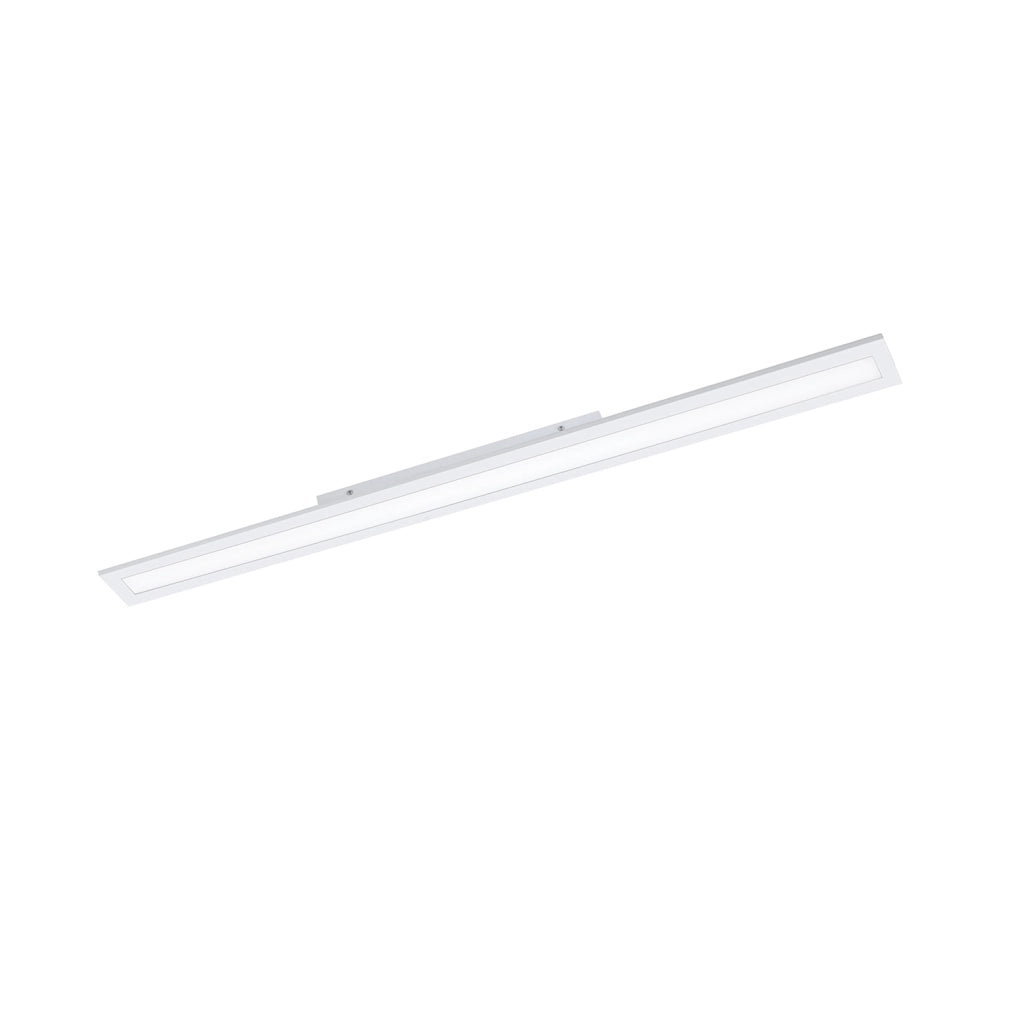 Plafoniera Moderna Salobrena-A Alluminio Bianco Luce Led Integrato 30W
