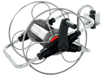 Avvolgitubo Manuale da Muro 50 mt in Acciaio Agrati Grigio