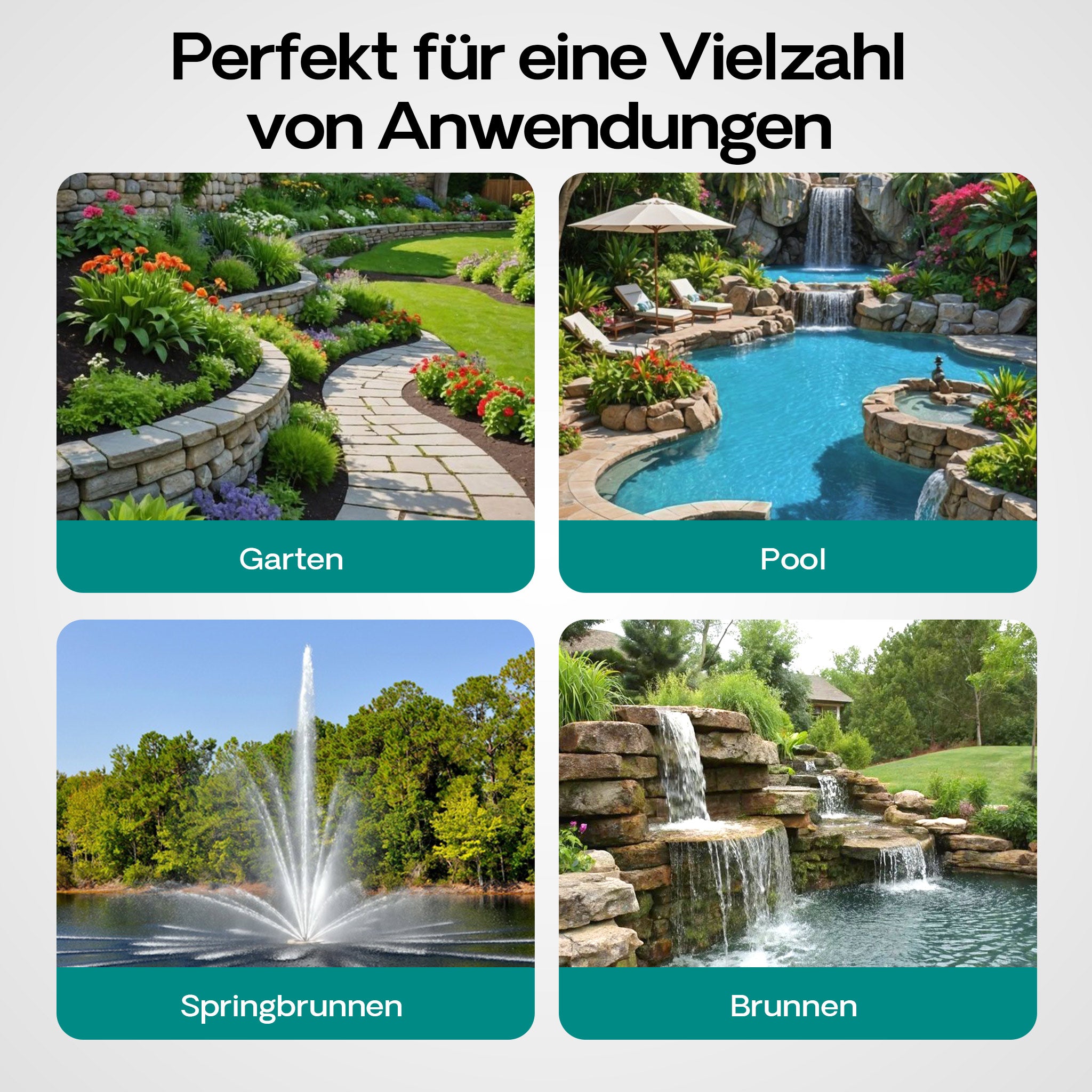 Tubo spiralato per aspirazione, verde, da 10m Ø 38mm (1 1/2") - Made in Europe