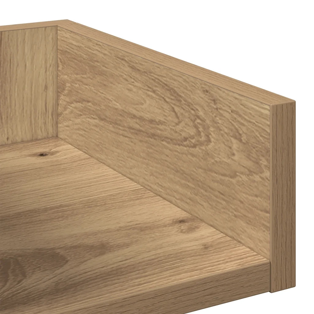 Libreria Rovere Artigianale 86x25,5x140 cm Legno Multistrato 856693