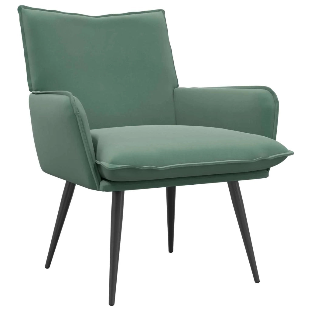 Poltrona Verde Mare Velluto 42047734