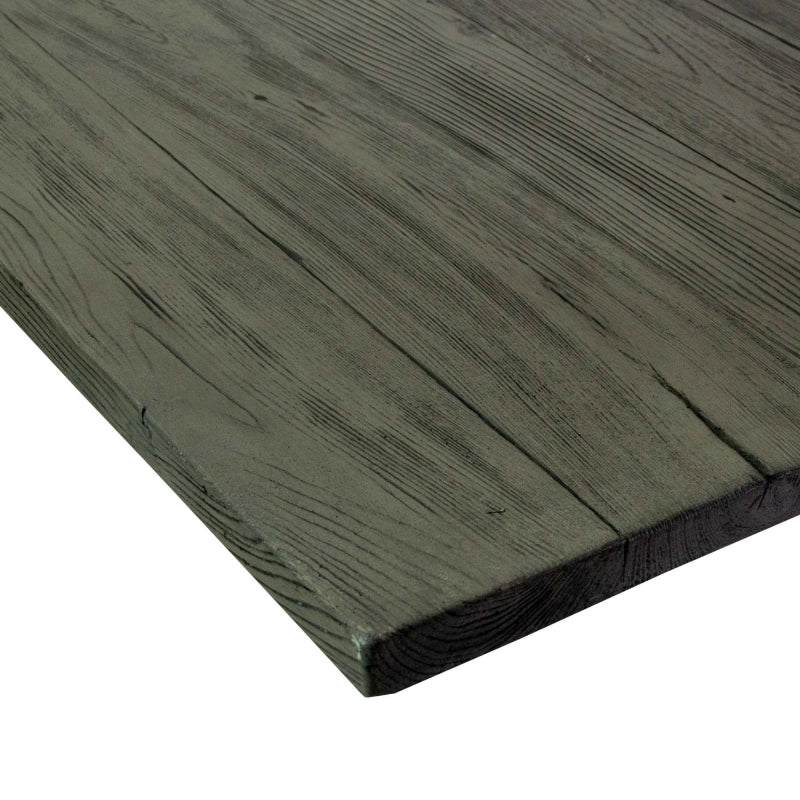 Top tavolo resina per esterno grigio quadro cm 80x80x3