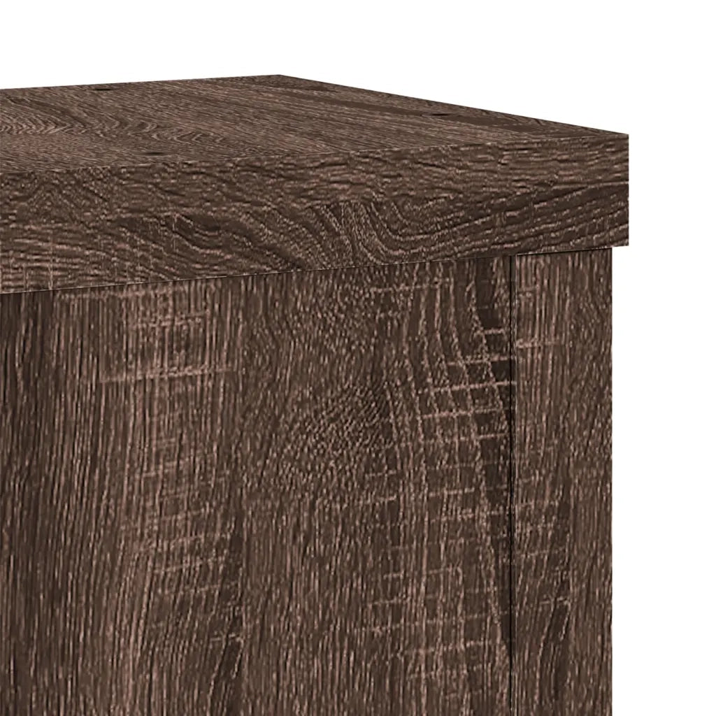 Supporti per piante | Sostegno per piante 2 pz Marrone 10x10x18 cm Legno Multistrato