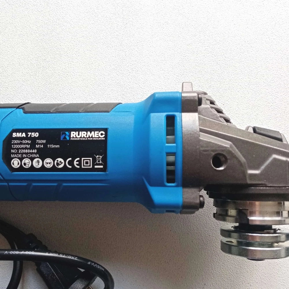 Rurmec sma 750 smerigliatrice angolare 115mm da 750w - uso professionale