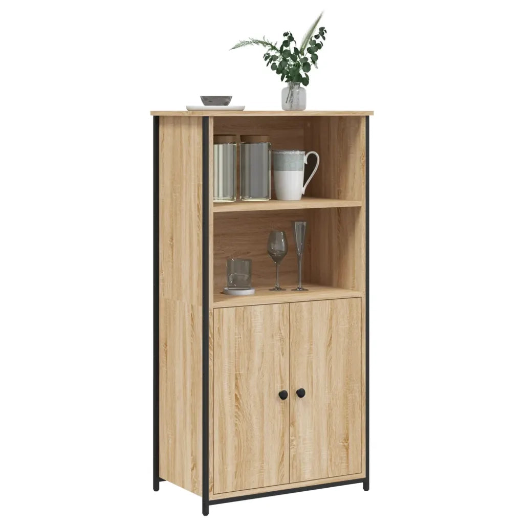 Credenza Rovere Sonoma 62x36x121,5 cm in Legno Multistratocod mxl 131299