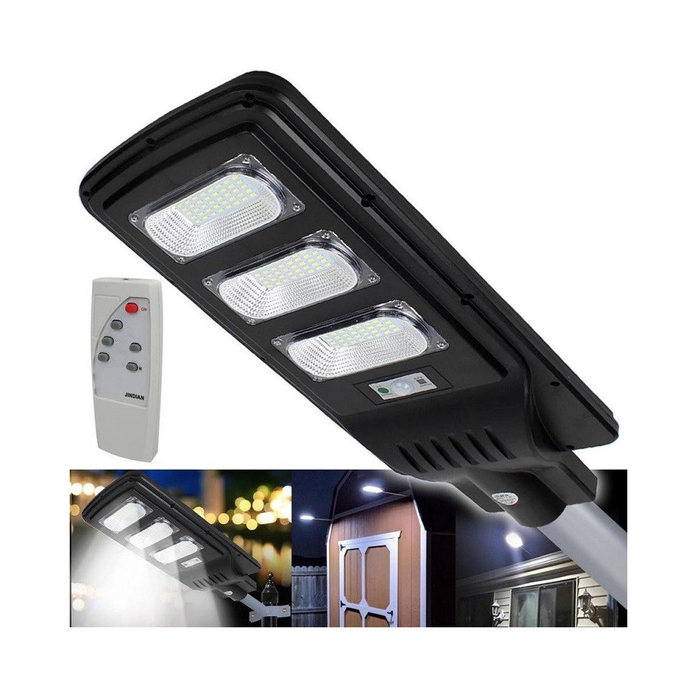 Trade Shop - Lampione Stradale 90led 90w Pannello Fotovoltaico Energia Solare Esterno Ip65 -