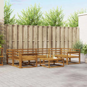 Set di divani da esterno 7 pcs Naturale 3367252