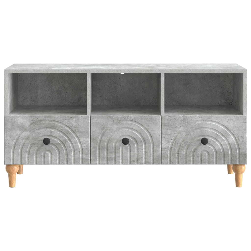 Mobile TV 102 x 34,5 x 50 cm Grigio Cemento 894218