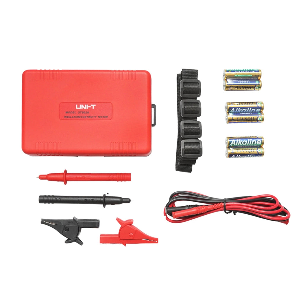 Multimetro digitale, Misuratore di Resistenza di Isolamento UT502A, con 3 funzioni UNI-T