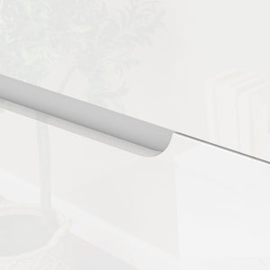 Cassettiera 4 Cassetti Moderna e Minimal 60x40x85 cm Bianco Lucido