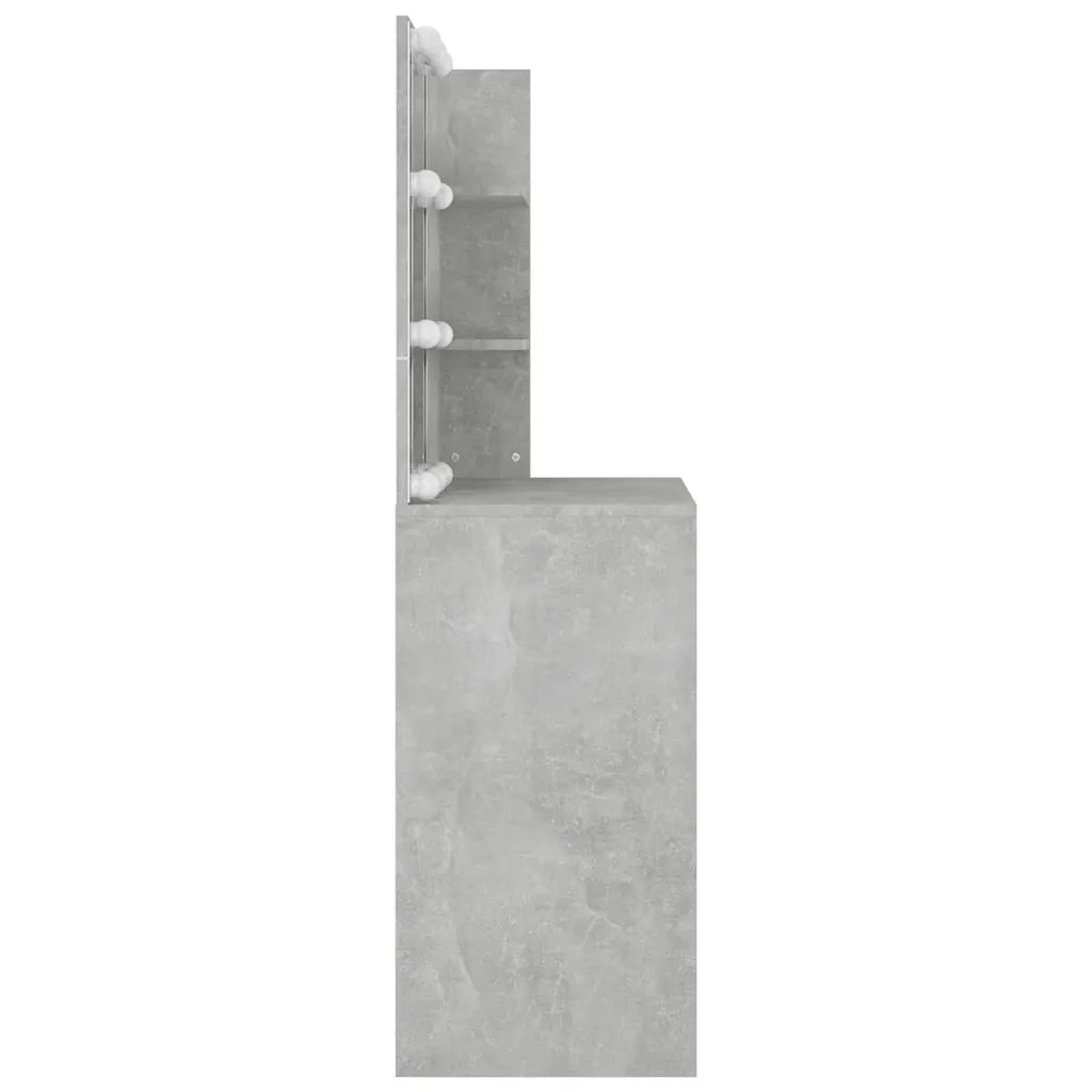 Toeletta con LED Grigio Cemento 74,5x40x141 cm cod mxl 61805